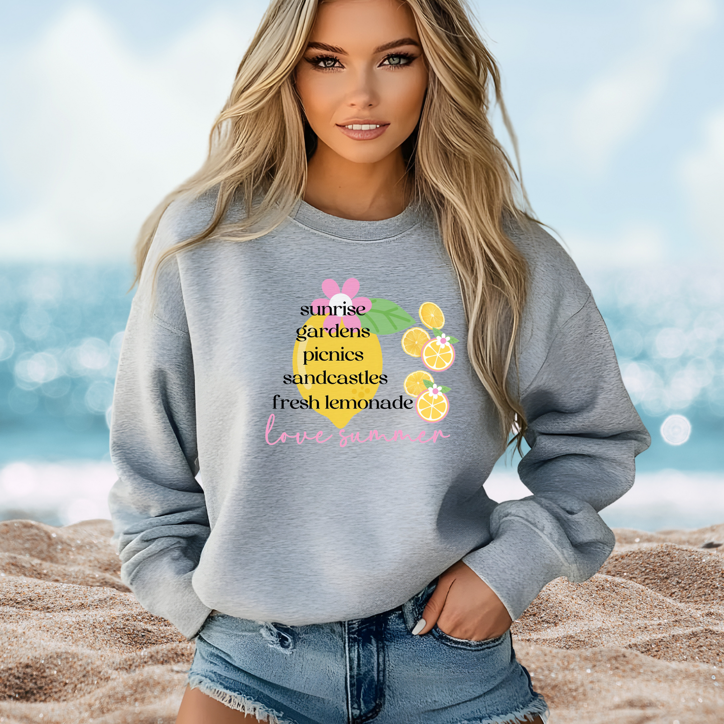 Love Summer Crewneck Sweatshirt