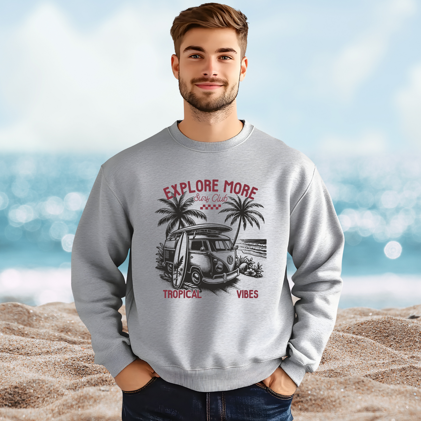 Explore More Crewneck Sweatshirt