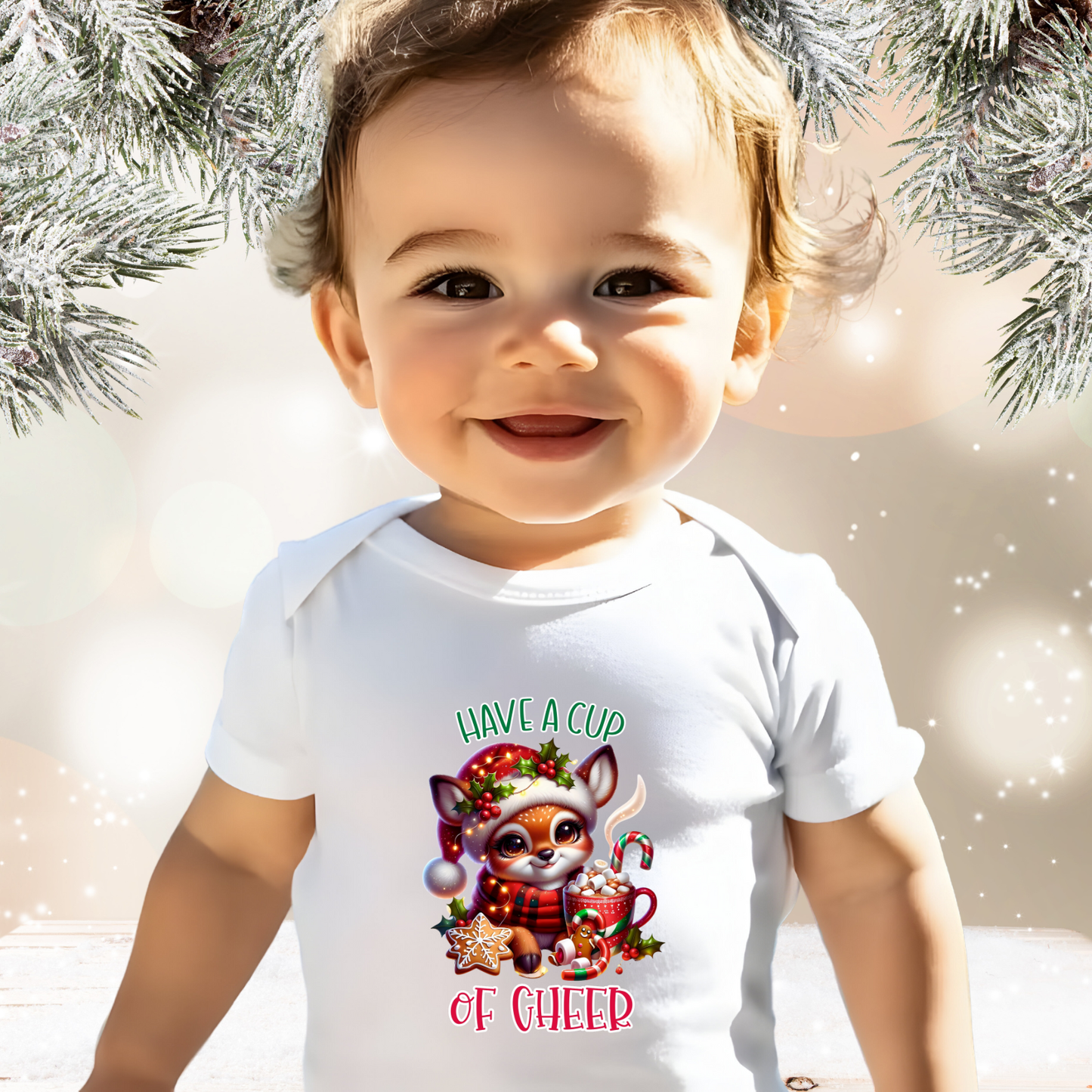 Have A Cup Of Cheer Infant Short Sleeve Onesie