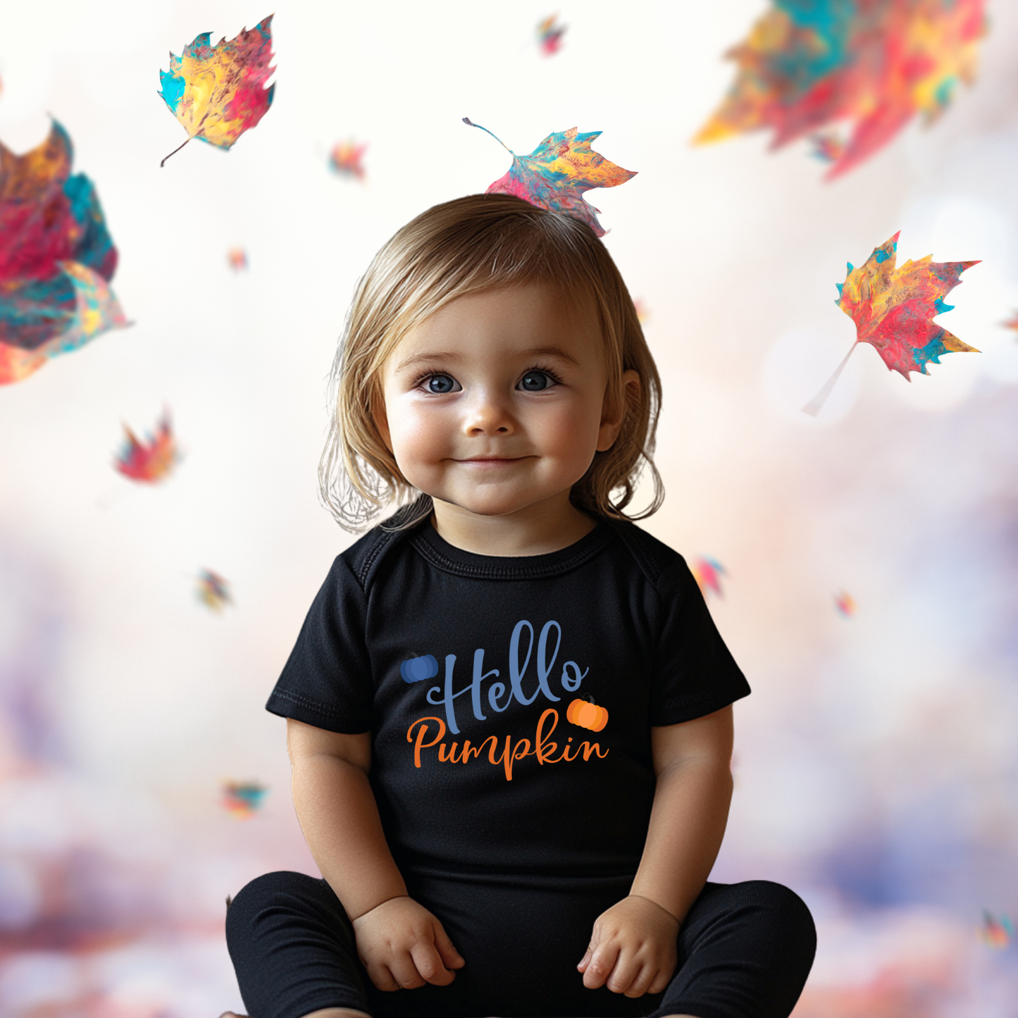 Hello Pumpkin Infant Short Sleeve Onesie