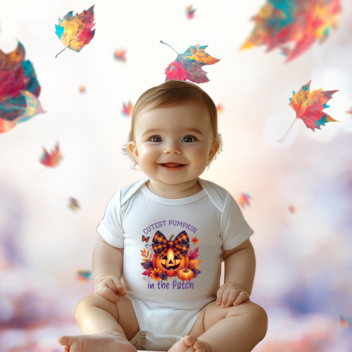 Cutest Pumpkin In The Patch Infant Short Sleeve Onesie