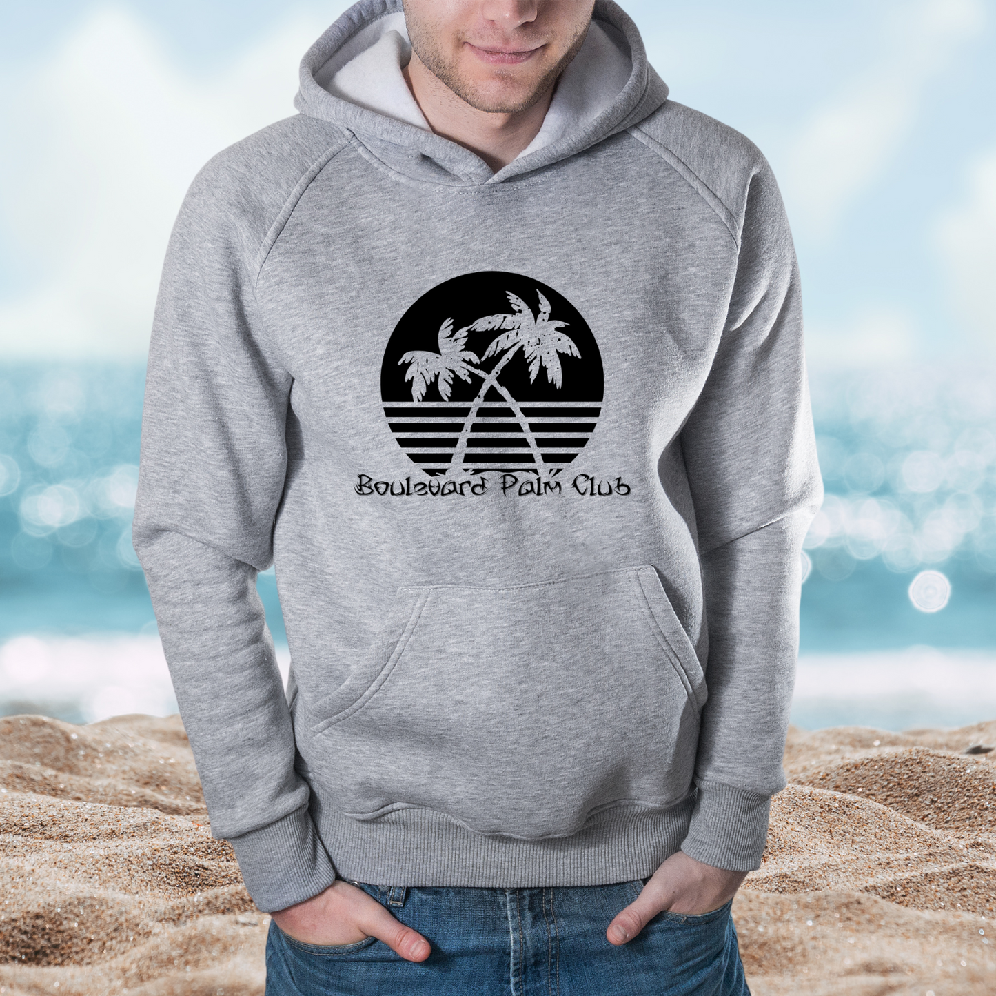 Boulevard Palm Club Pullover Hoodie