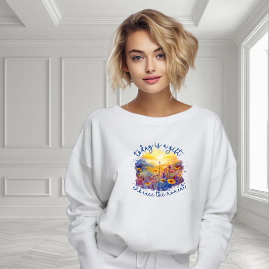 Today Is A Gift Crewneck Sweatshirt