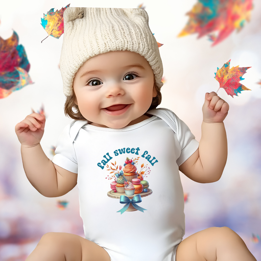 Fall Sweet Fall Infant Short Sleeve Onesie