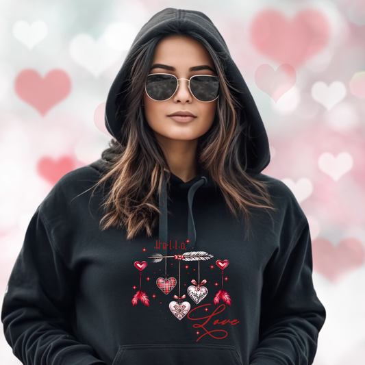 Hello Love Pullover Hoodie