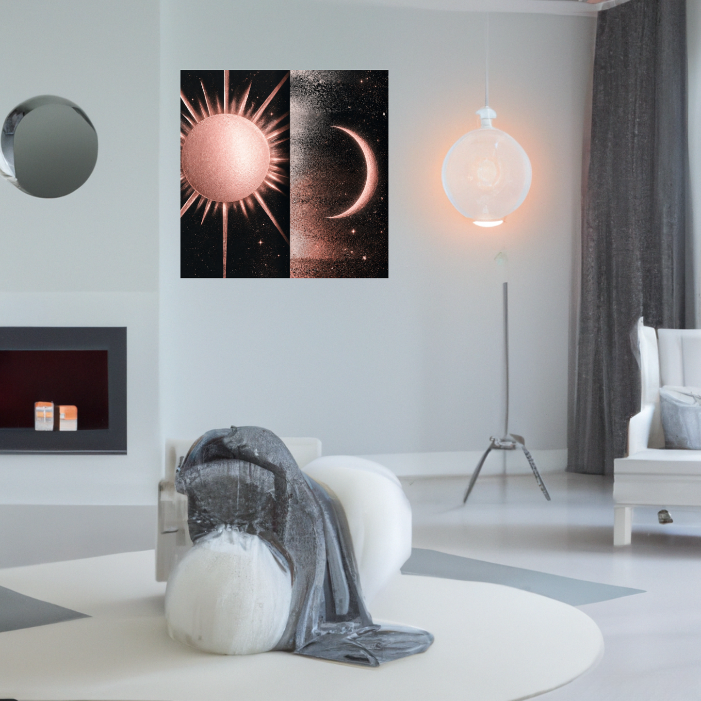Radiant Duality Canvas Wall Art