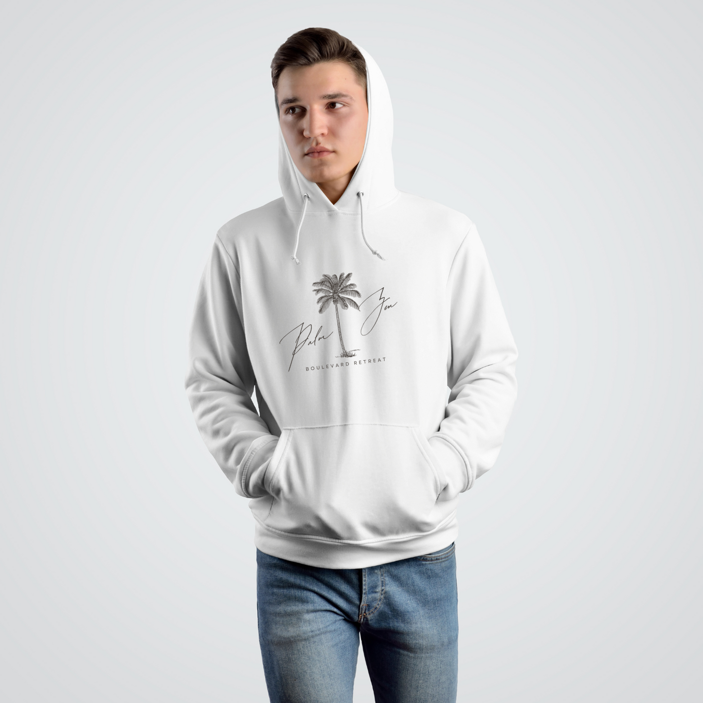 Palm Zen Pullover Hoodie