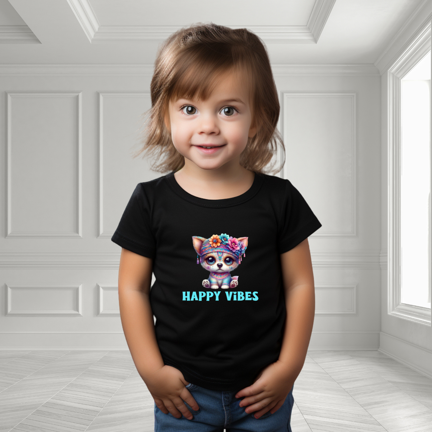 Happy Vibes Toddler T-Shirt