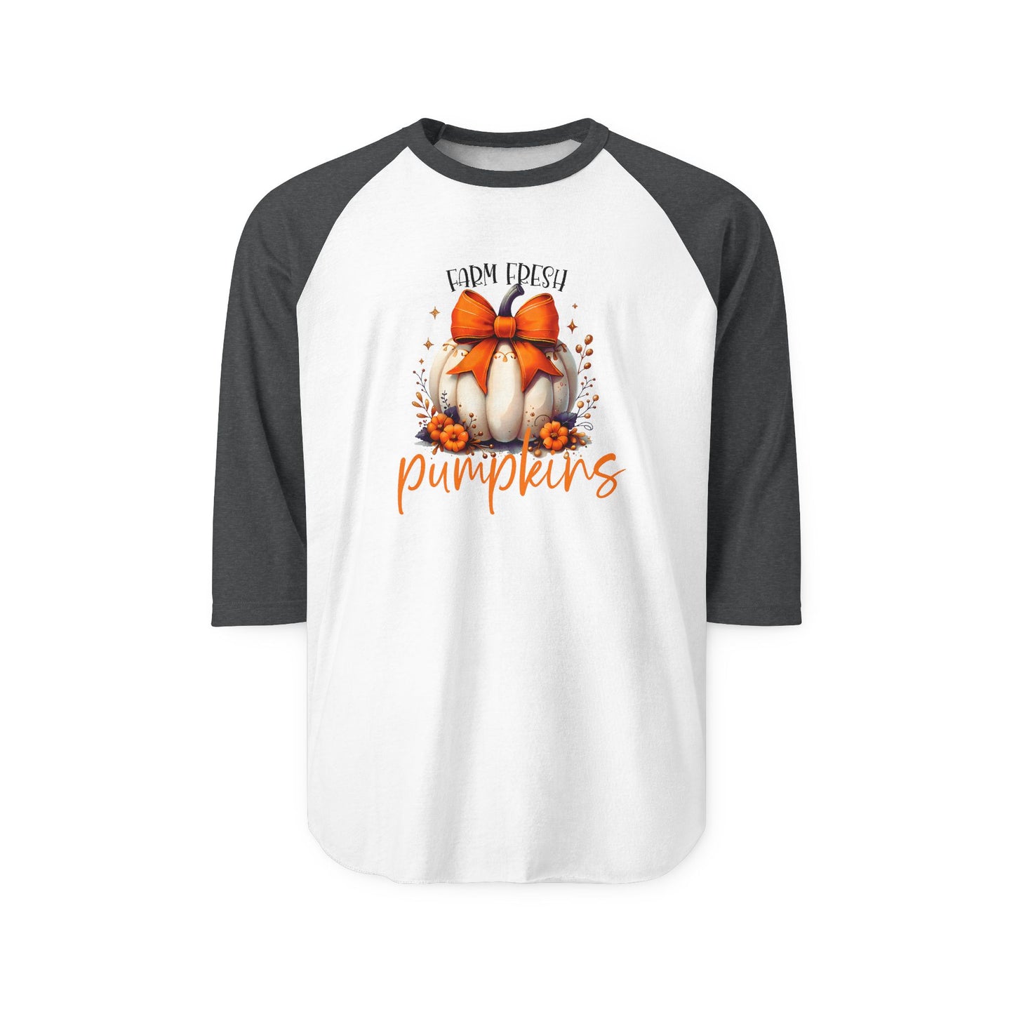 Farm Fresh Pumpkins Baseball Tee