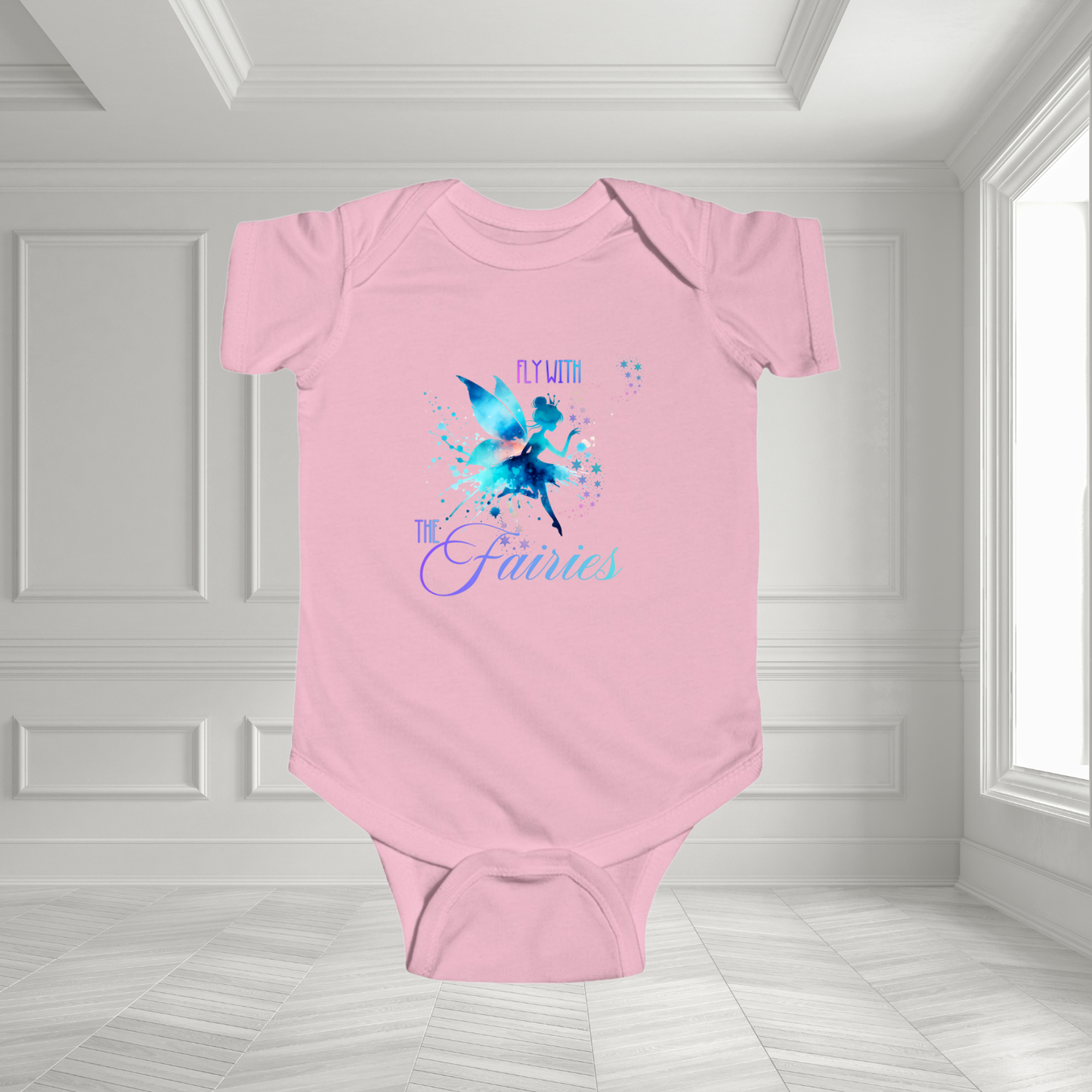 Fly With The Fairies Infant Short Sleeve Onesie