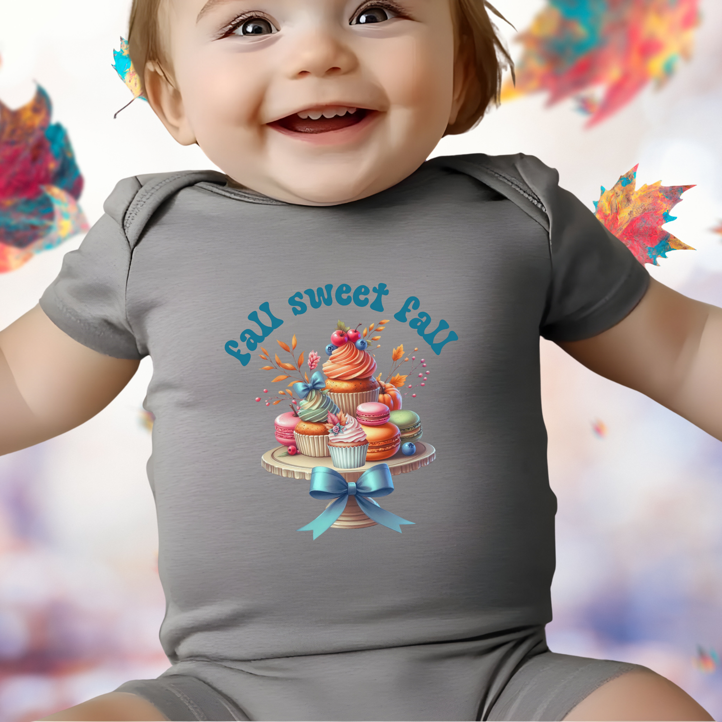 Fall Sweet Fall Infant Short Sleeve Onesie