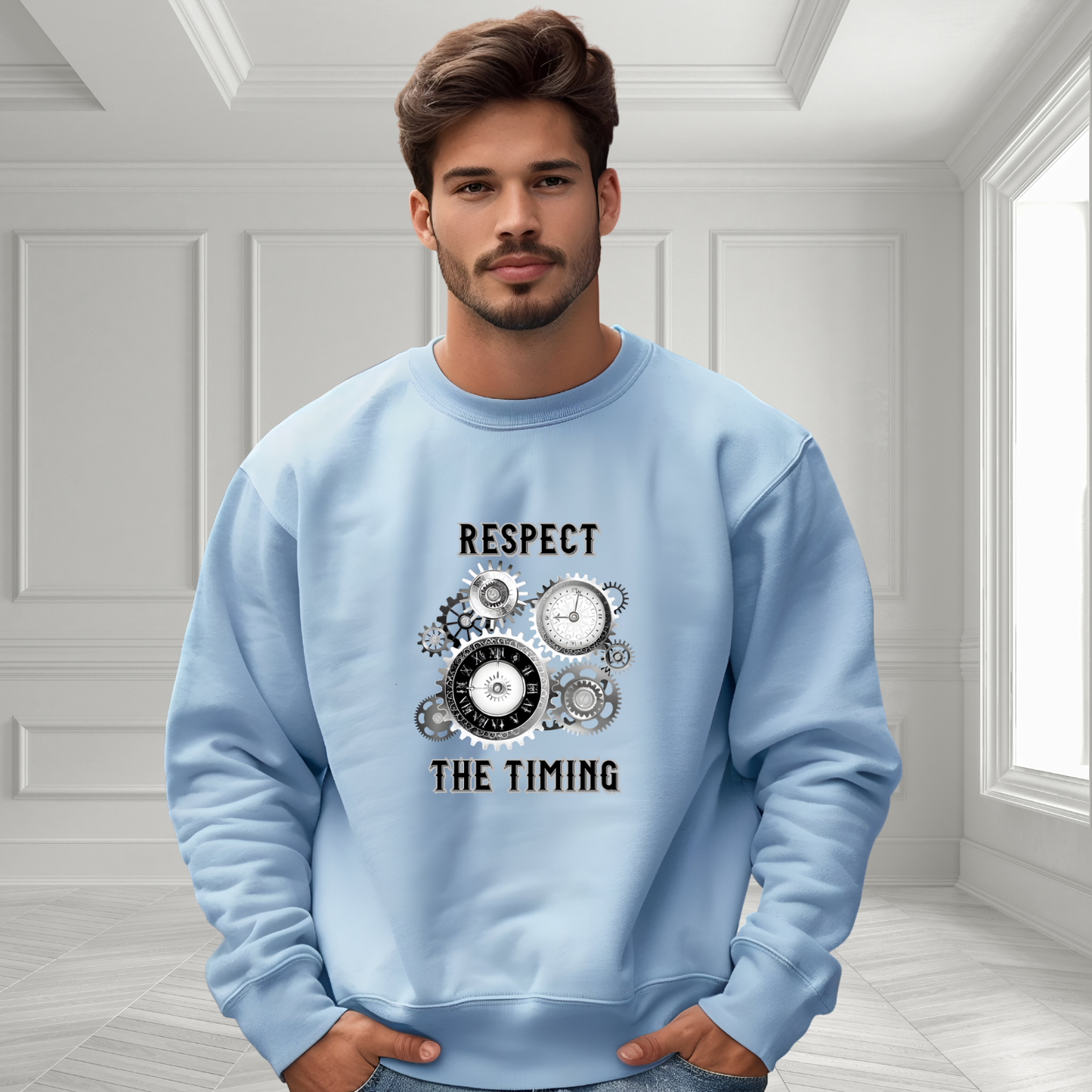 Respect The Timing Crewneck Sweatshirt