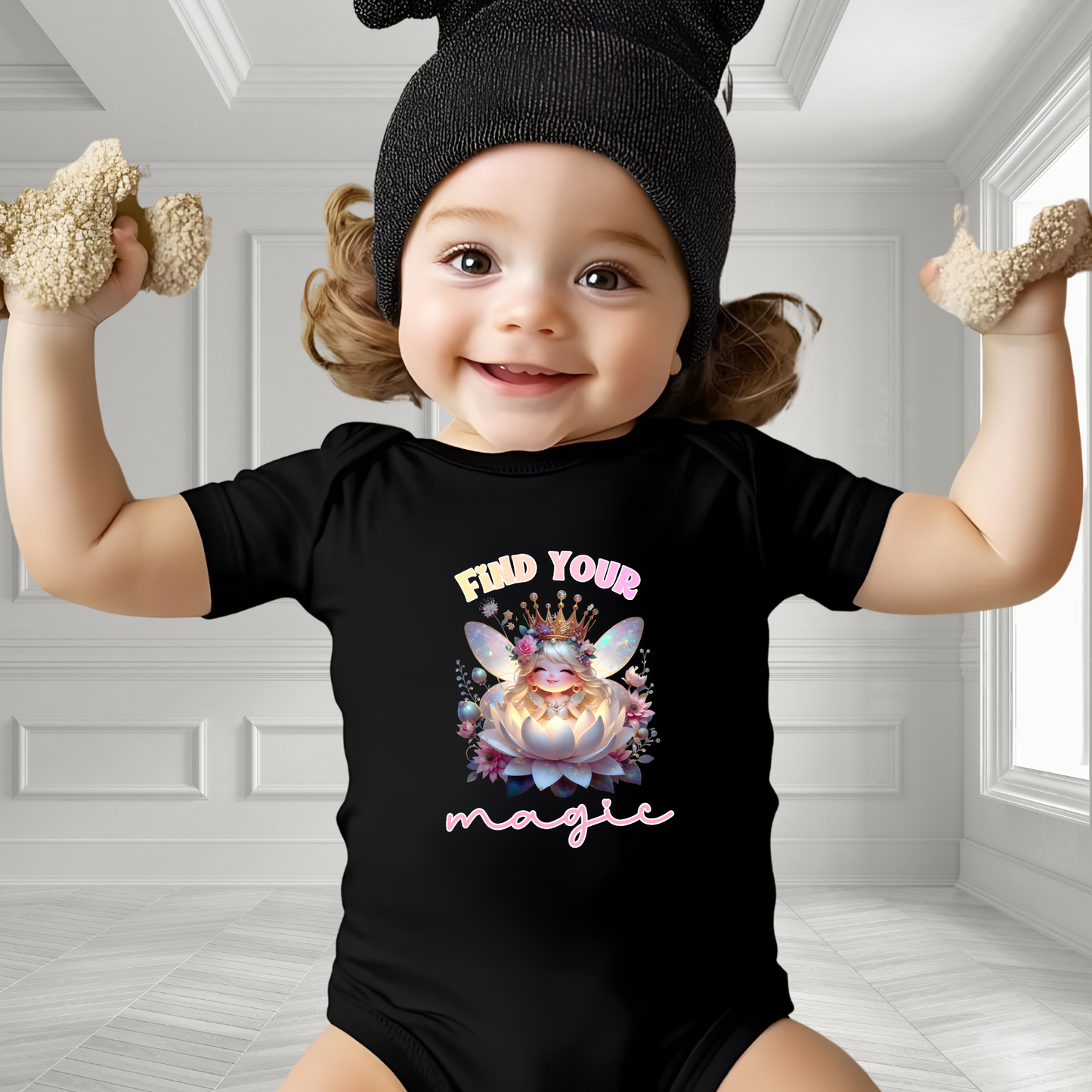 Find Your Magic Infant Short Sleeve Onesie