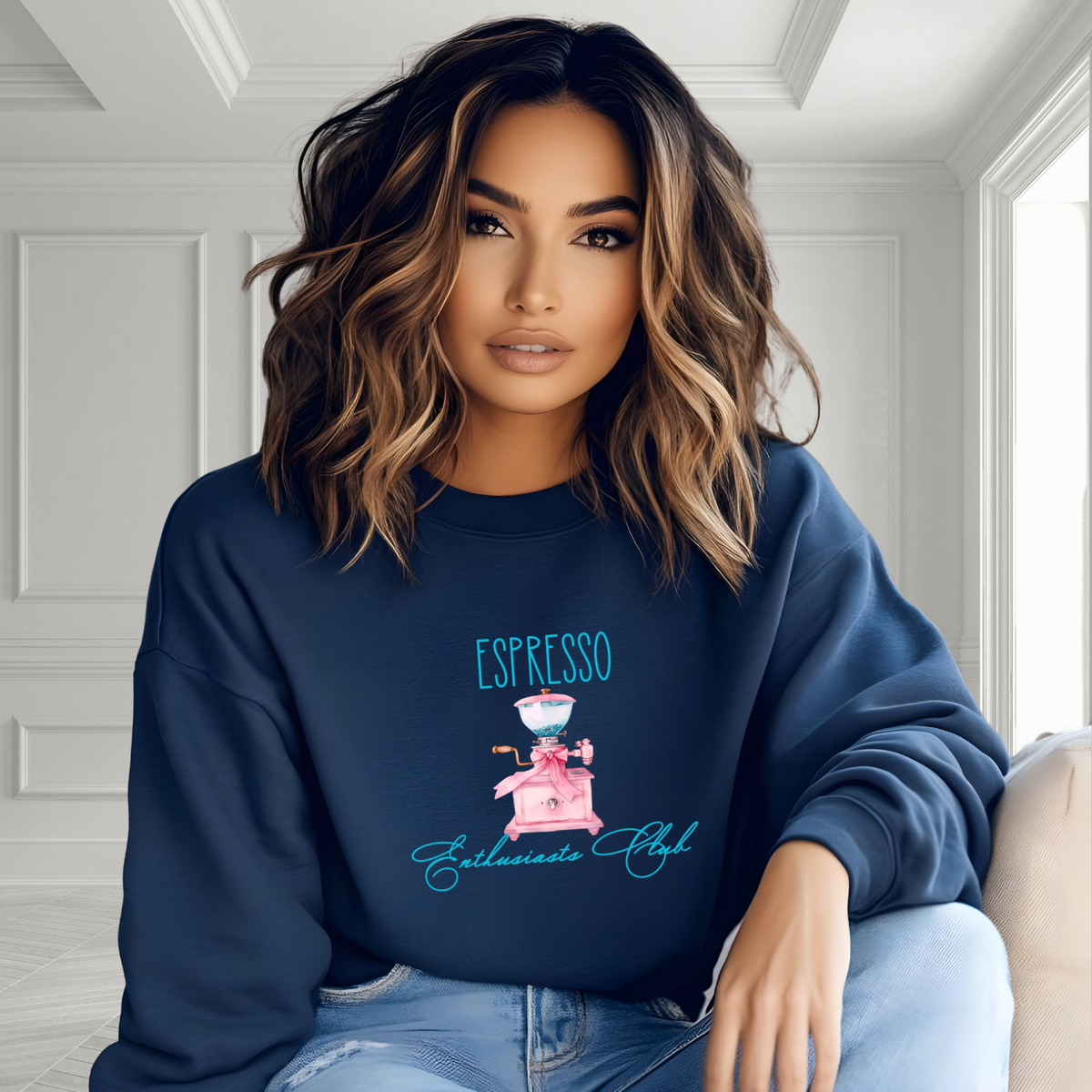 Espresso Enthusiasts Club Crewneck Sweatshirt