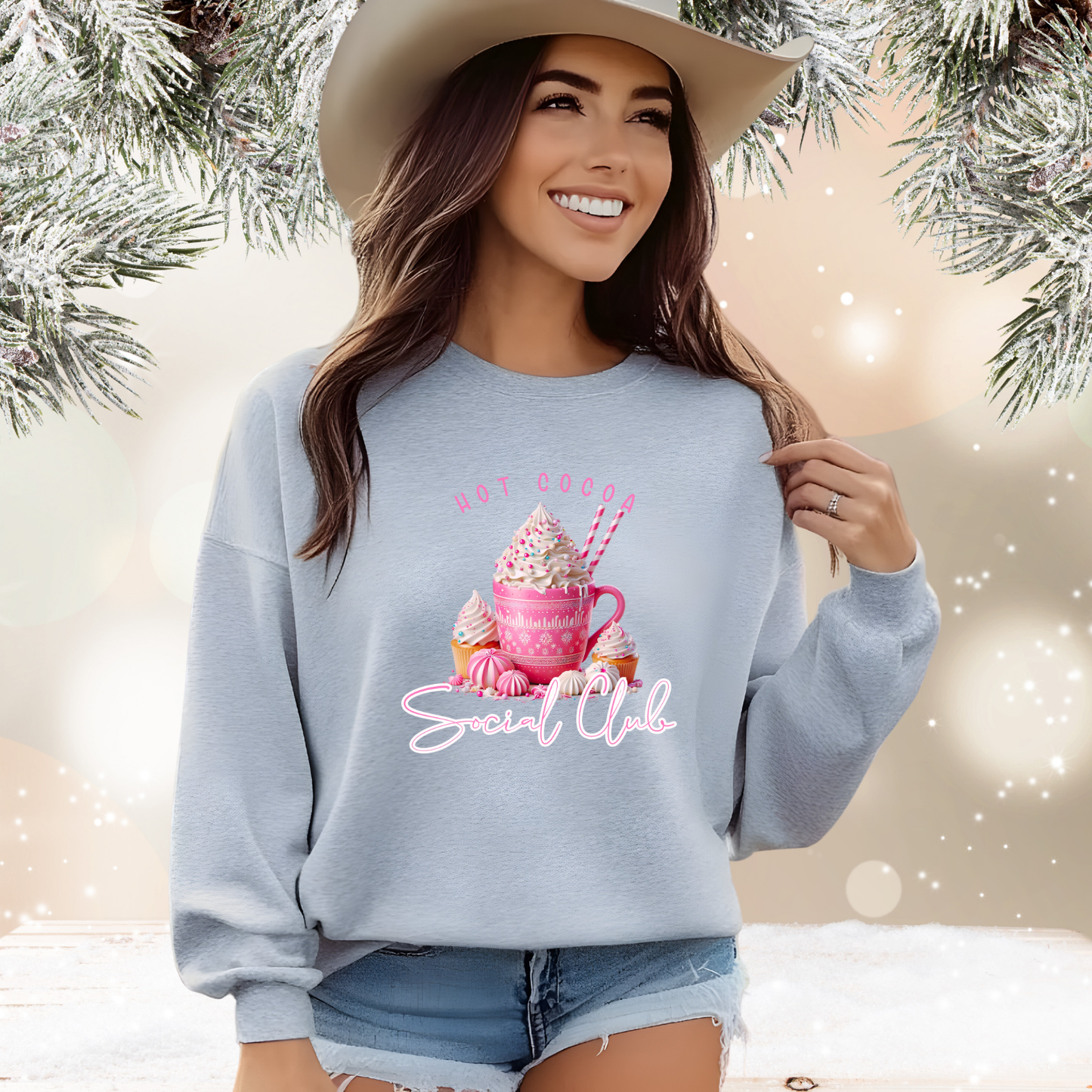 Hot Cocoa Social Club Crewneck Sweatshirt