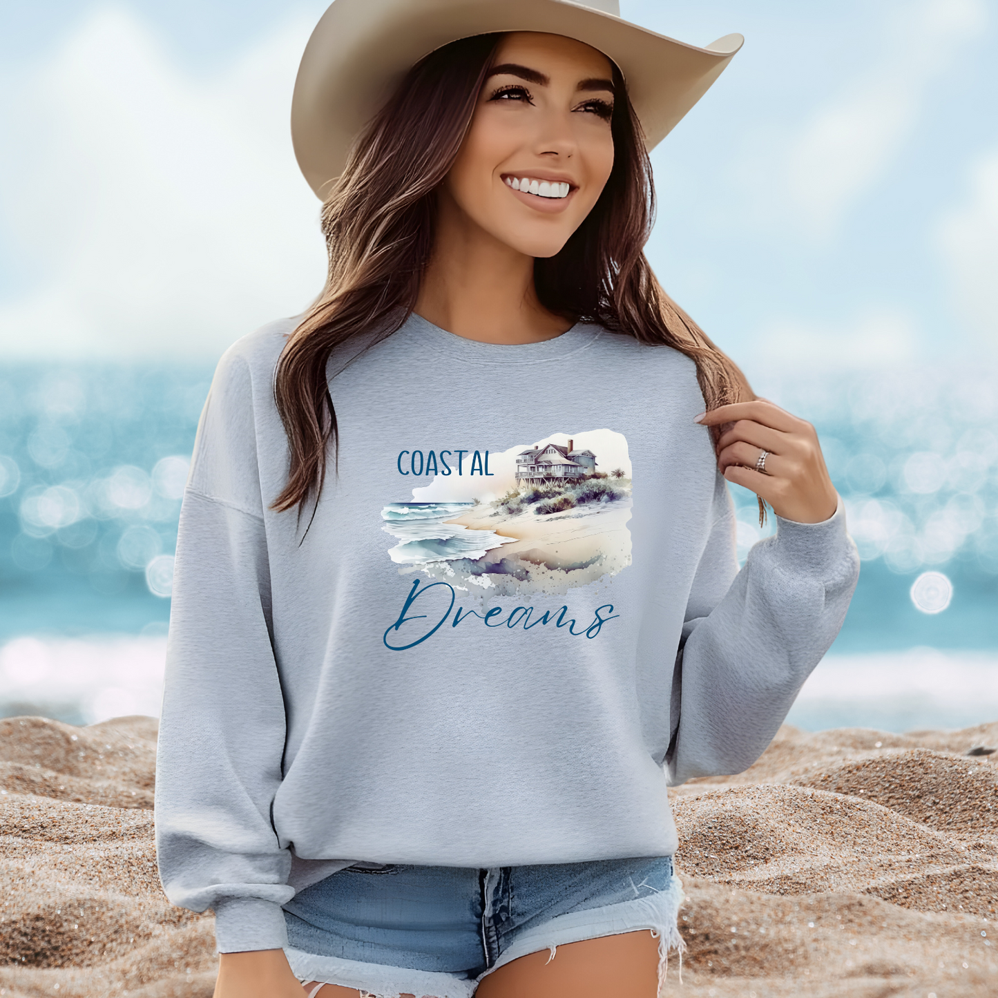 Coastal Dreams Crewneck Sweatshirt