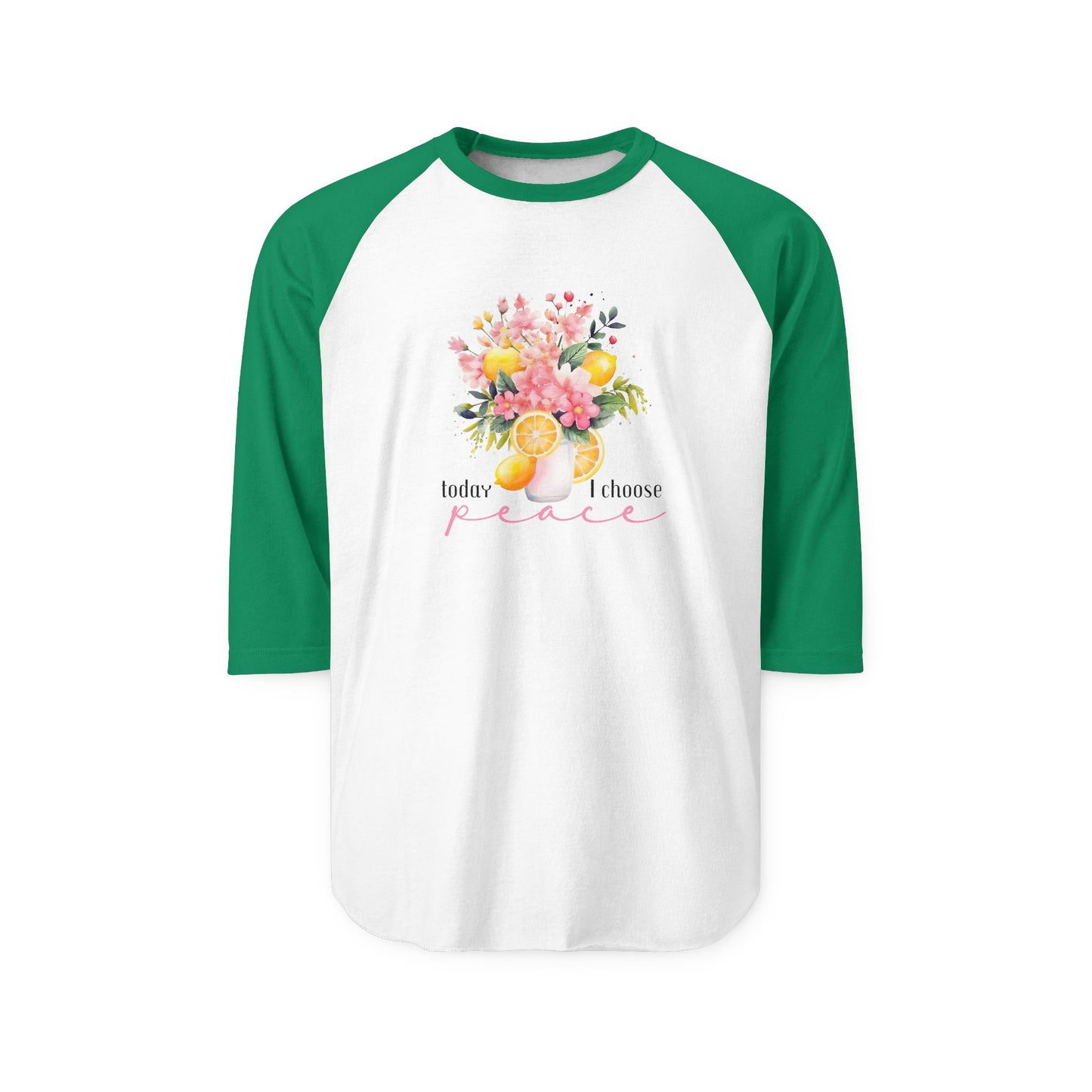 Today I Choose Peace Baseball Tee
