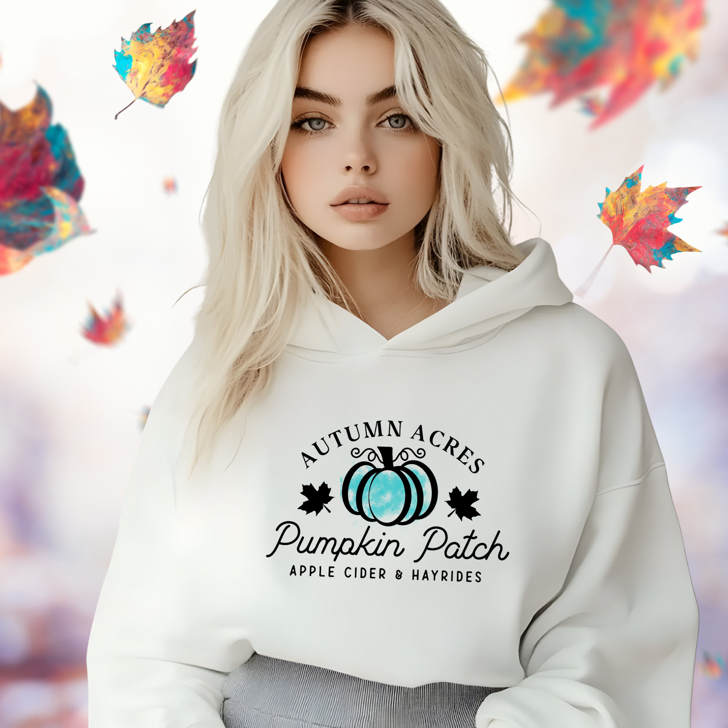 Pumpkin Patch Crop Hoodie
