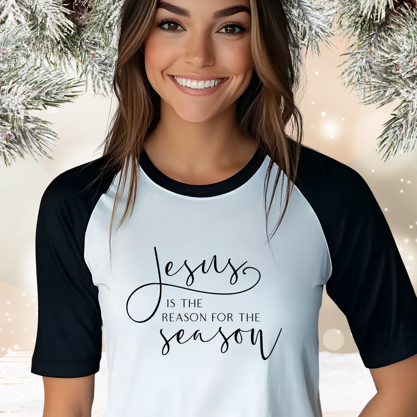 Jesus Is The Reason Baseball Tee