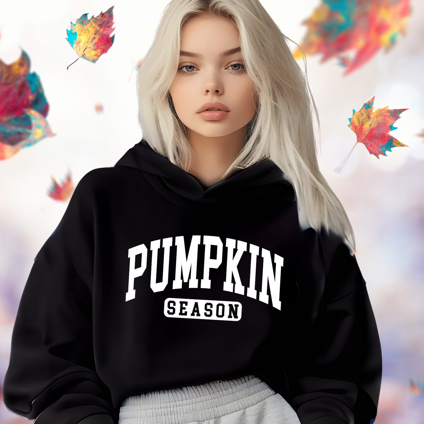 Pumpkin Season Crop Hoodie