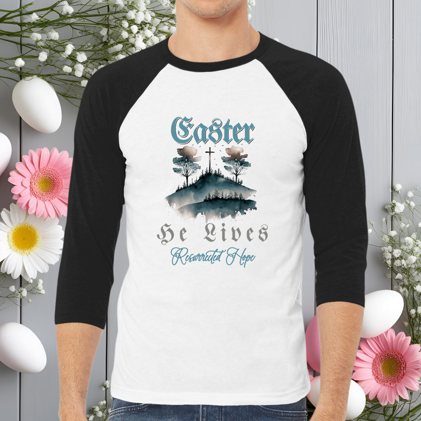 Resurrected Hope Baseball Tee