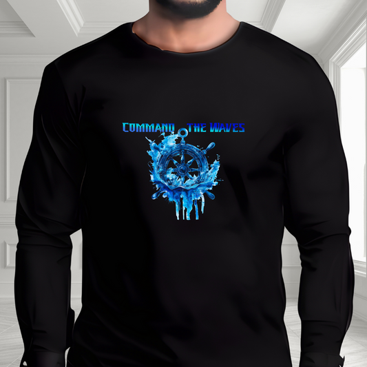 Command the Waves Long Sleeve Tee