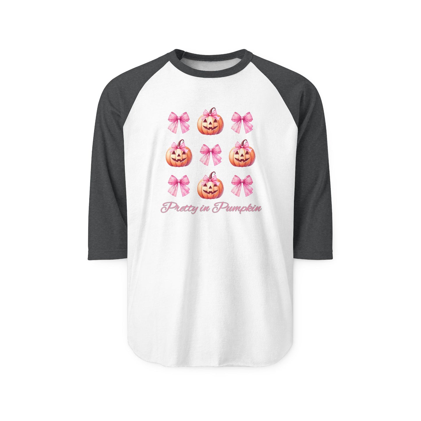 Pretty in Pumpkin Baseball Tee