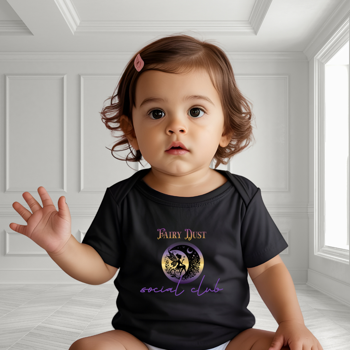Fairy Dust Social Club Infant Short Sleeve Onesie