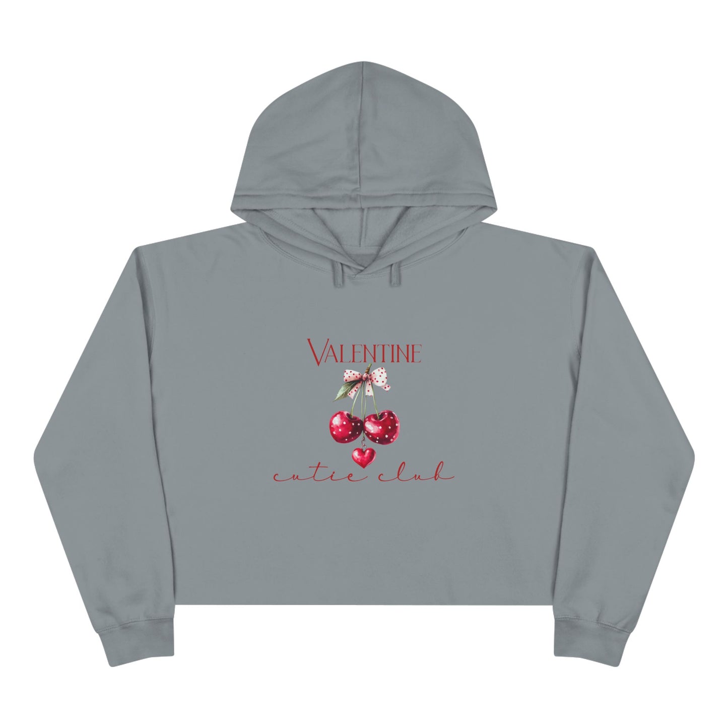 Valentine Cutie Club Crop Hoodie
