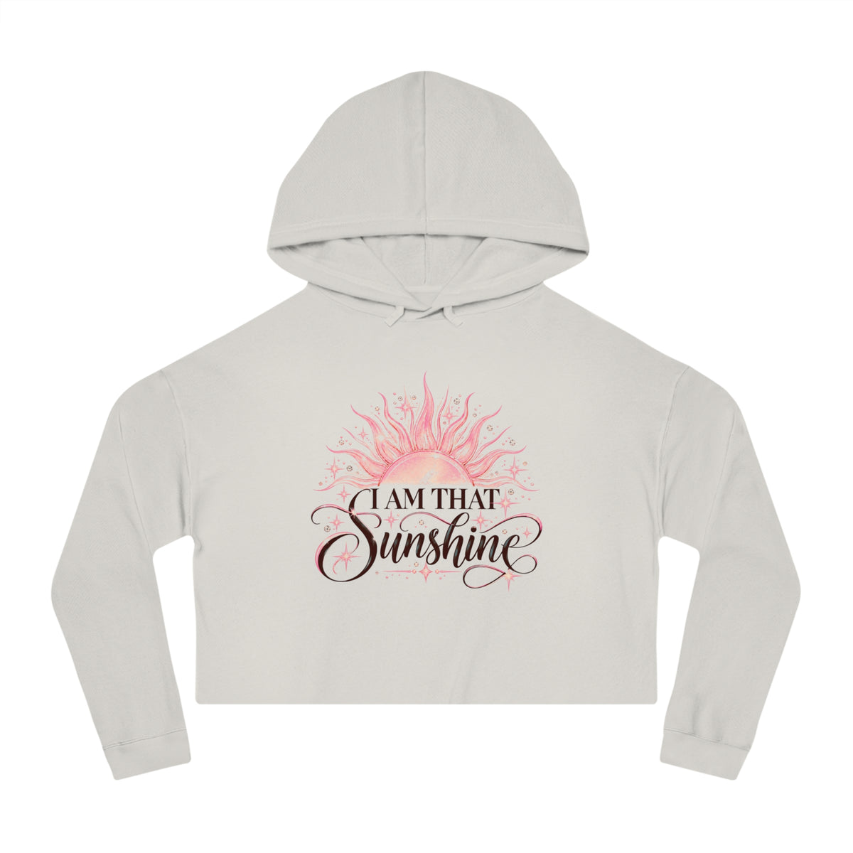 I Am That Sunshine Crop Hoodie