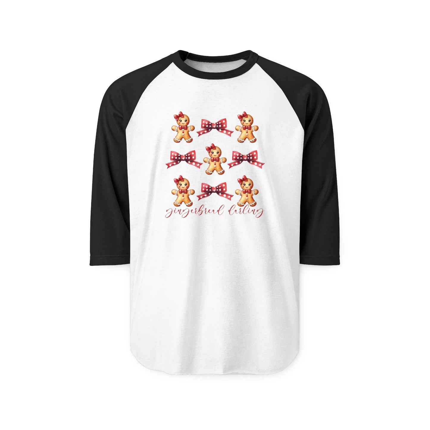 Gingerbread Darling Baseball Tee
