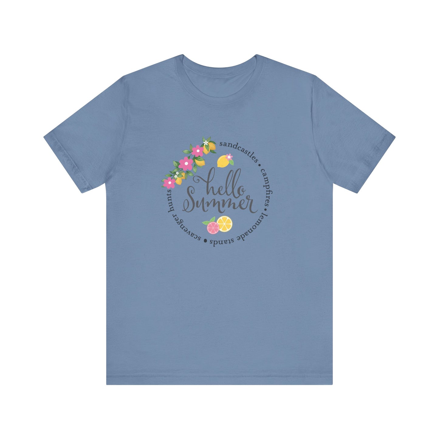 Hello Summer Sandcastles T-Shirt