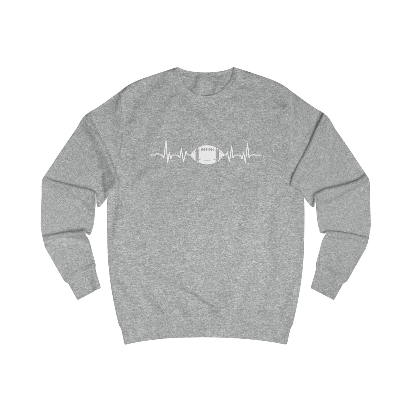 Football Heartbeat Crewneck Sweatshirt