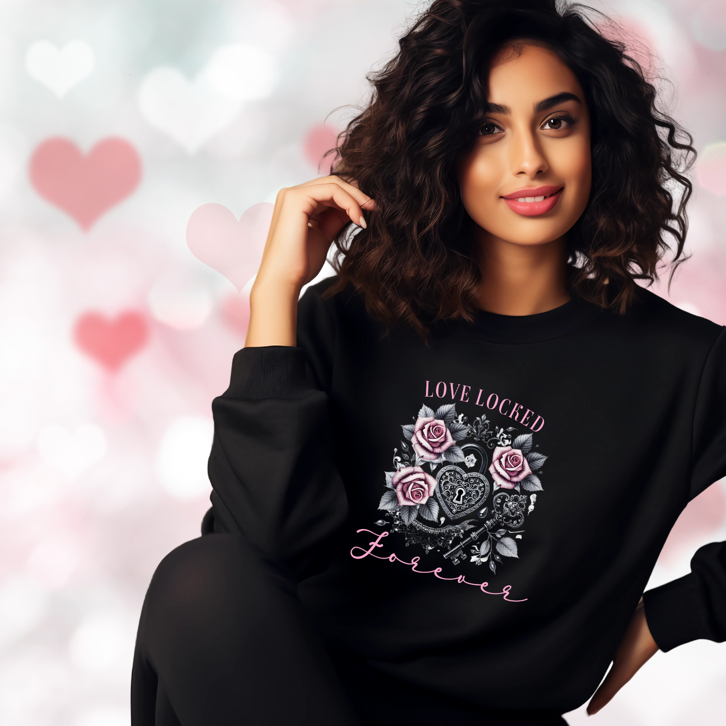 Love Locked Forever Crewneck Sweatshirt