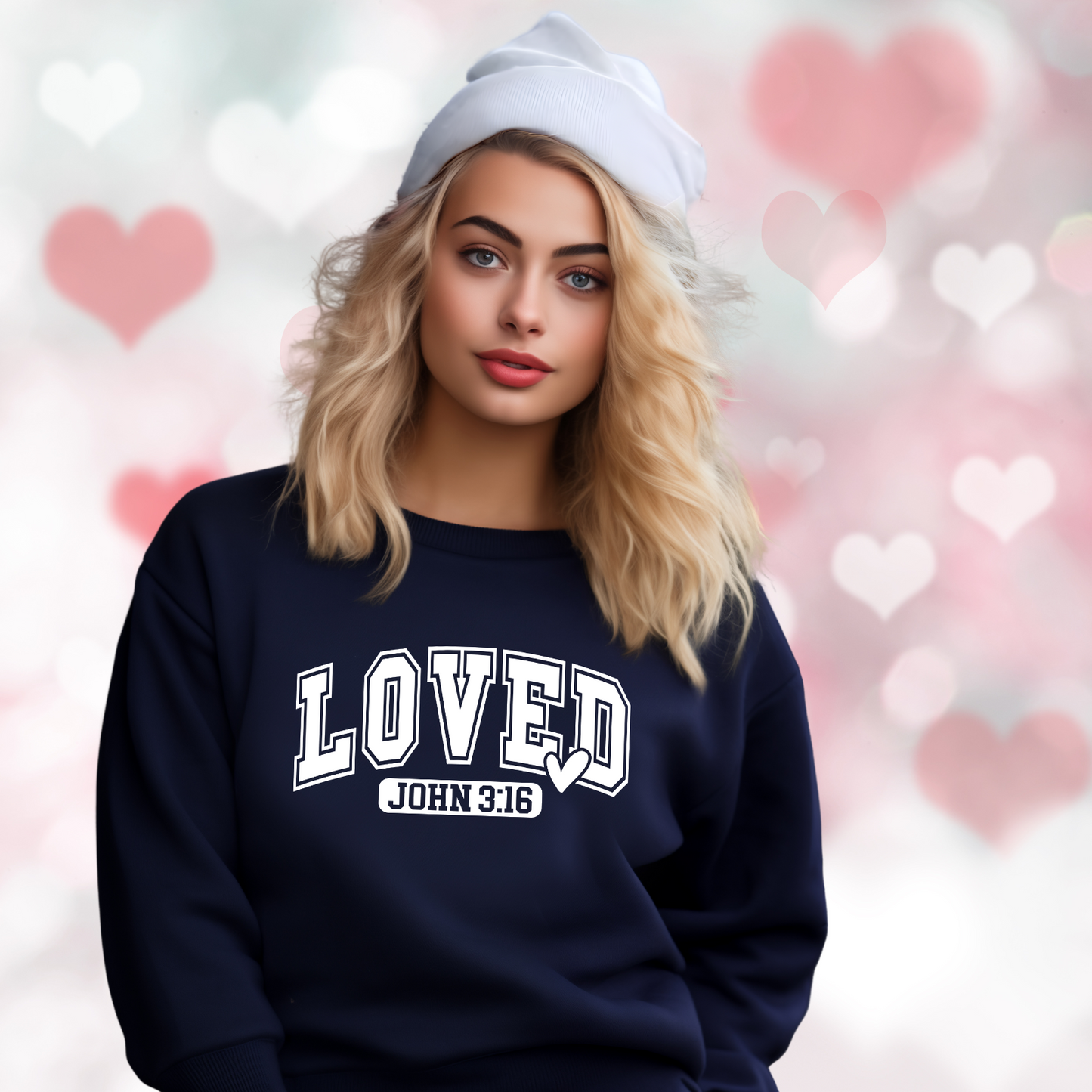 Loved John 3:16 Crewneck Sweatshirt