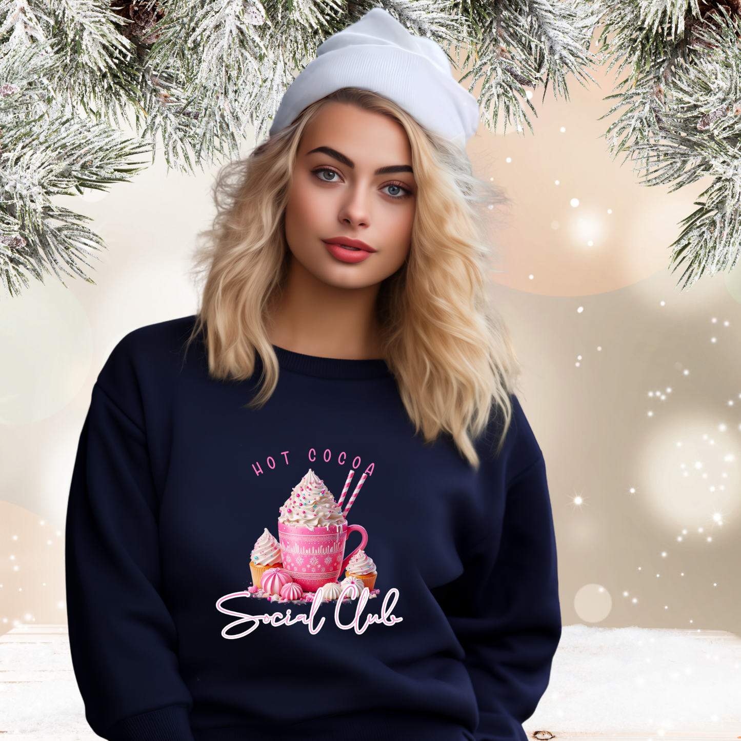 Hot Cocoa Social Club Crewneck Sweatshirt