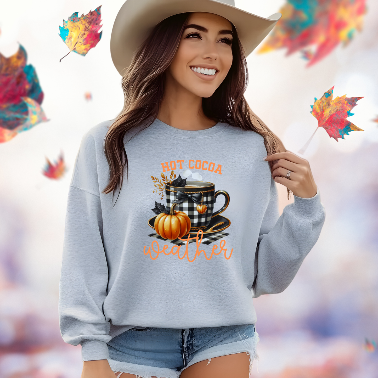 Hot Cocoa Weather Crewneck Sweatshirt