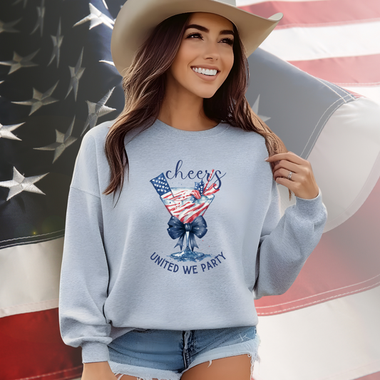 United We Party Crewneck Sweatshirt