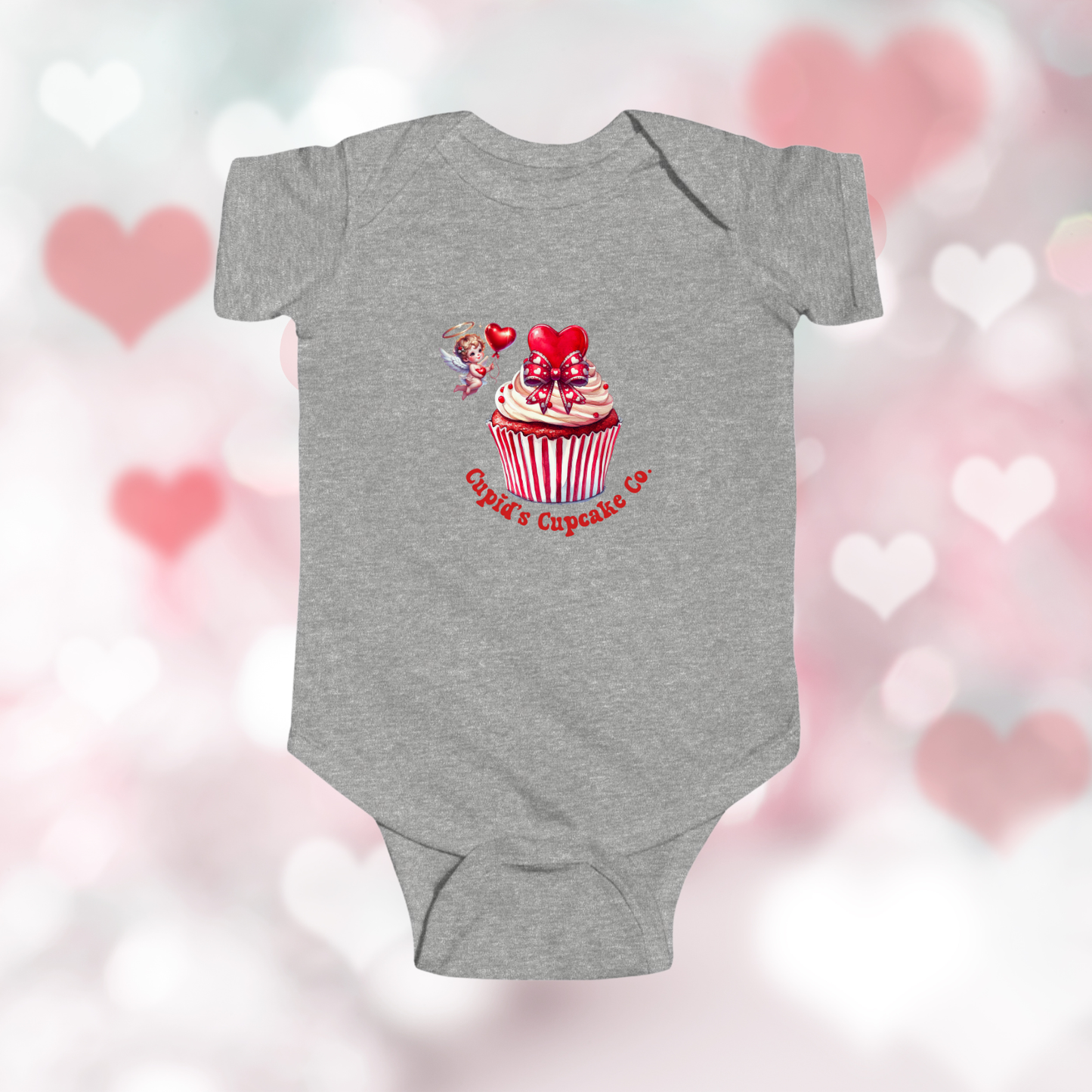 Cupid’s Cupcake Co. Infant Short Sleeve Onesie