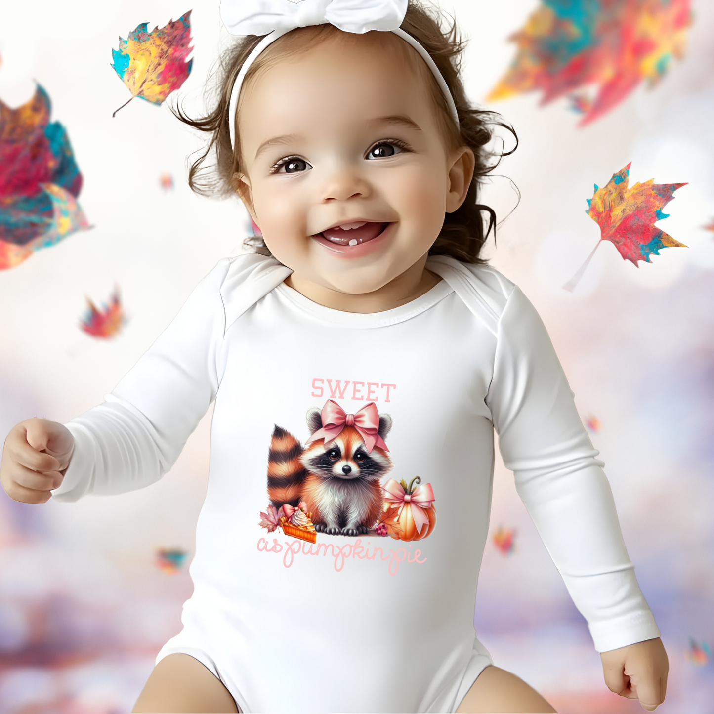 Sweet As Pumpkin Pie Infant Long Sleeve Onesie