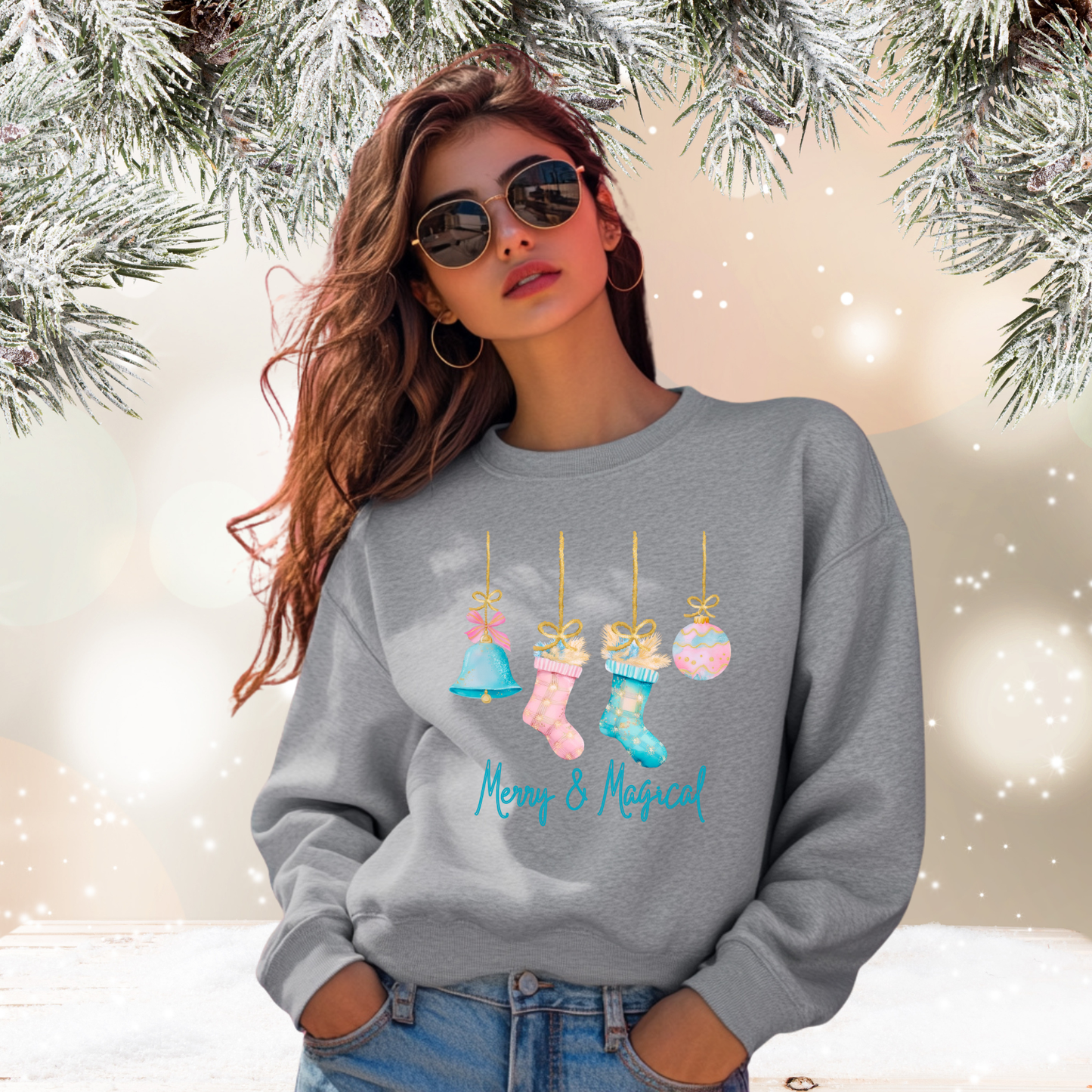 Merry And Magical Crewneck Sweatshirt
