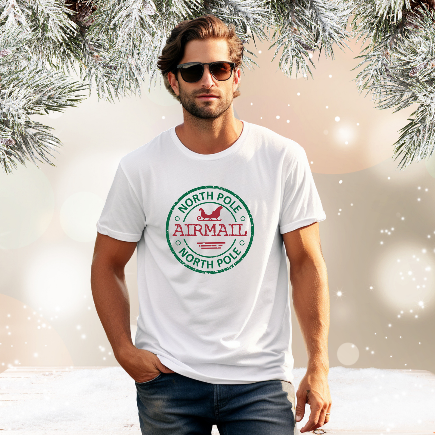 North Pole Airmail T‑Shirt