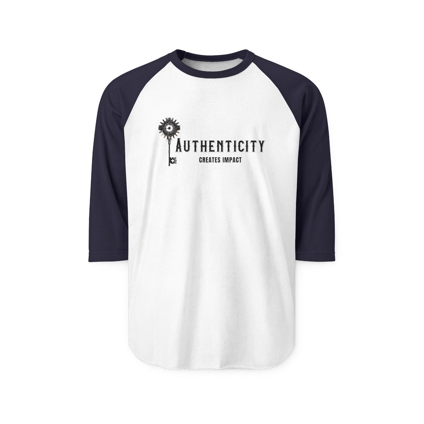 Authenticity Creates Impact Baseball Tee