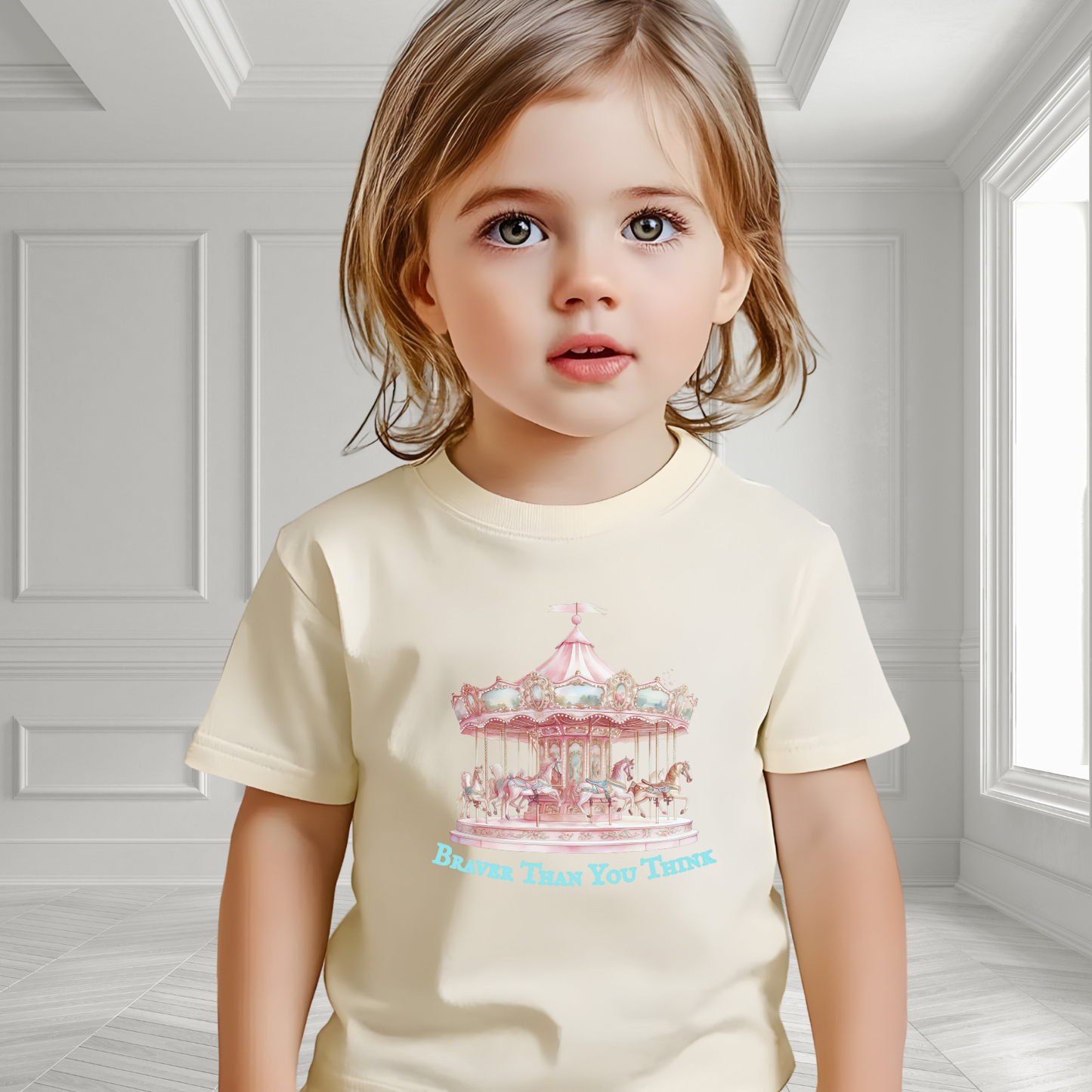 Braver Than You Think Kid's T-Shirt