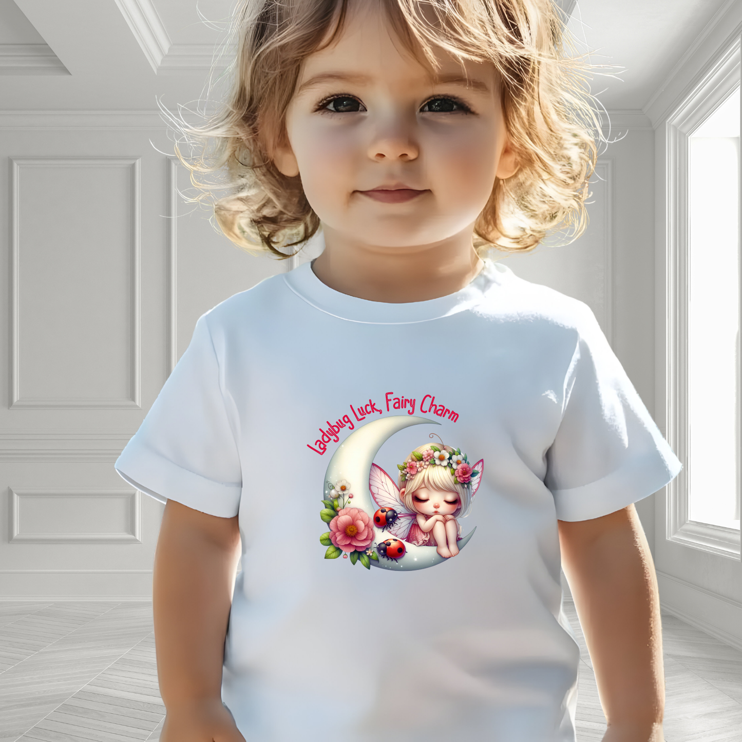 Ladybug Luck, Fairy Charm Toddler T-Shirt