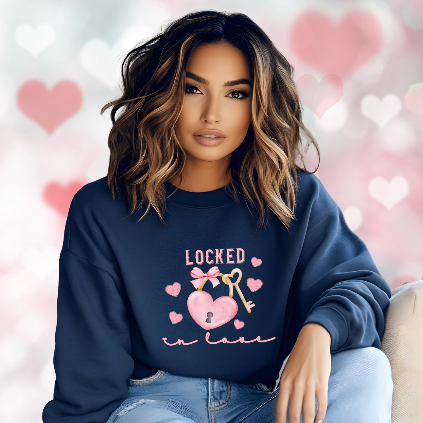 Locked in Love Crewneck Sweatshirt