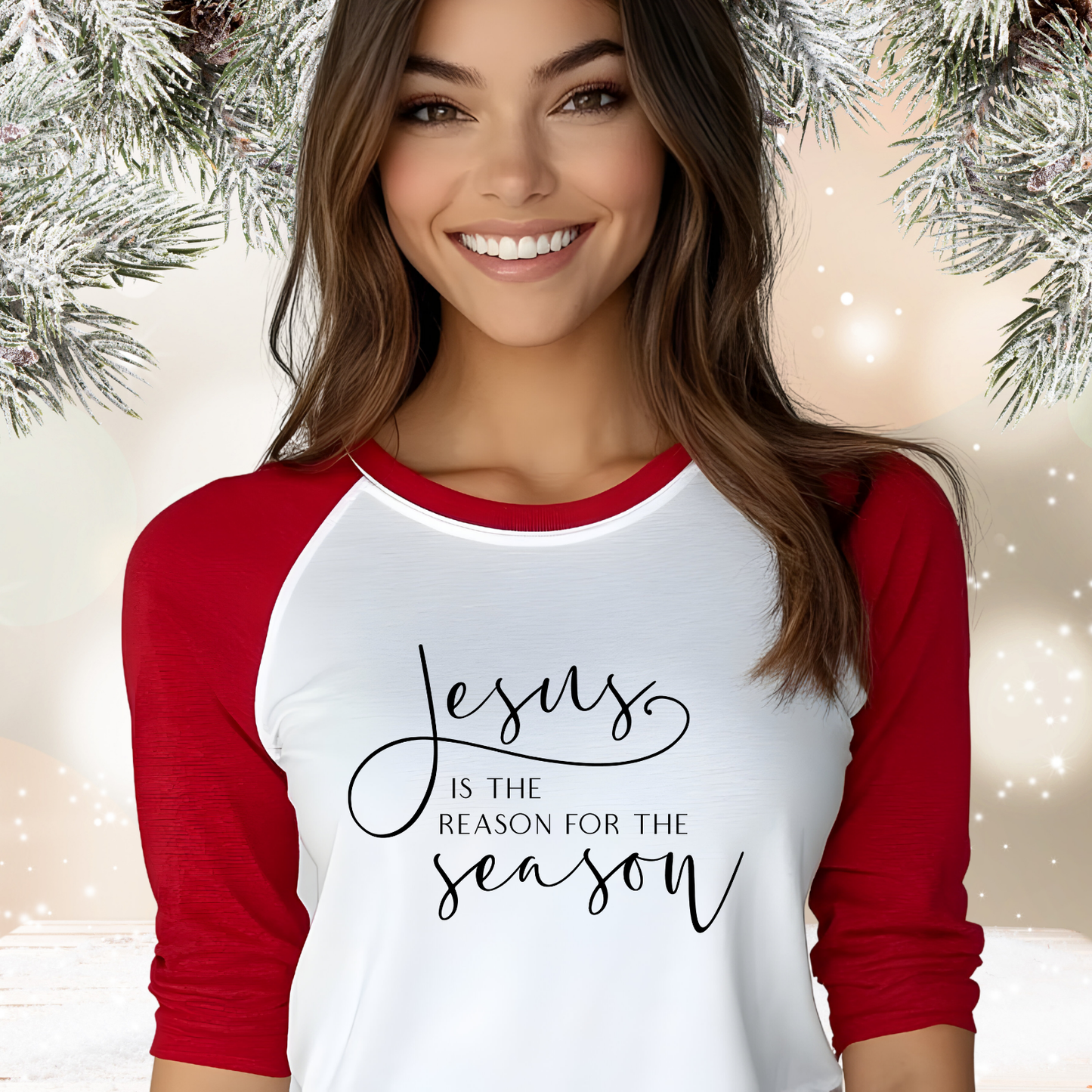 Jesus Is The Reason Baseball Tee