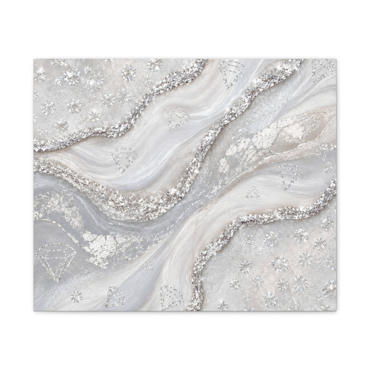 Diamonds Within Canvas Wall Art