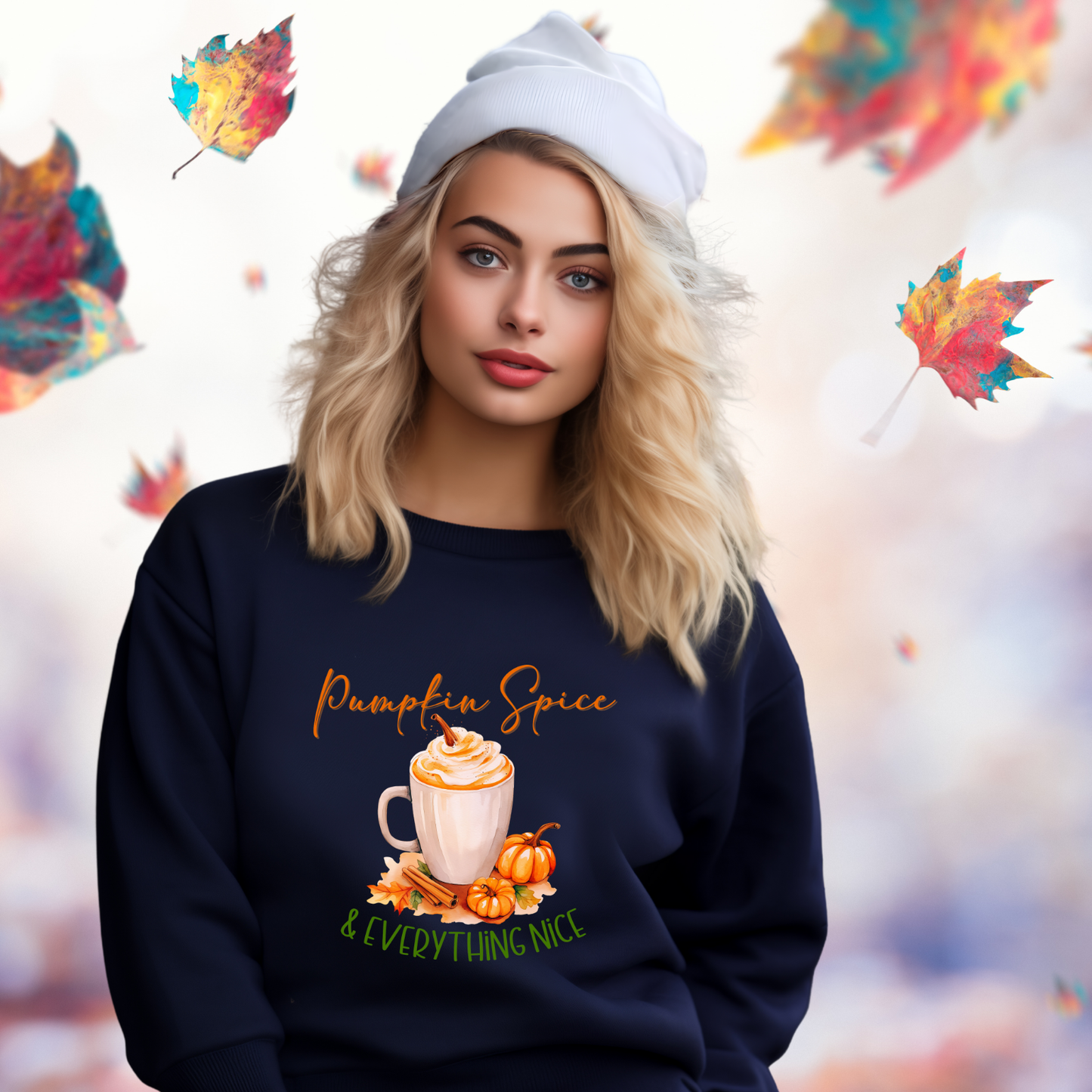 Pumpkin Spice & Everything Nice Crewneck Sweatshirt