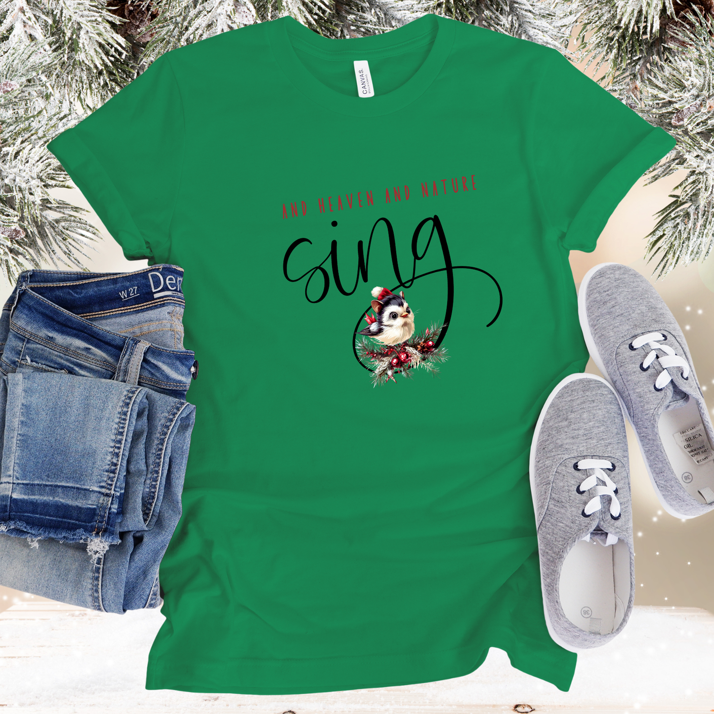 And Heaven And Nature Sing T‑Shirt